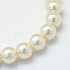 Baking Painted Pearlized Glass Pearl Round Bead Strands HY-Q003-10mm-02-2