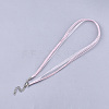 Waxed Cord and Organza Ribbon Necklace Making NCOR-T002-134-2