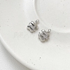 Brass Rhinestone Pendants KK-D003-02P-1