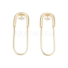 Brass Earring Hooks KK-T062-236G-2