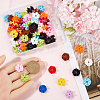 100Pcs Opaque Acrylic Beads MACR-SC0001-63-3