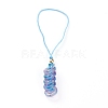 Glass Pendant Decorations HJEW-JM00408-3