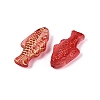 Baking Paint Transparent Glass Beads DGLA-N018-22D-3