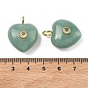 Natural Green Aventurine Pendants G-B180-03G-10-3