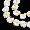 Handmade Milleflori Glass Beads Strands LAMP-M018-01A-09-3
