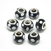 Handmade Lampwork European Beads LAMP-Q029-07-1