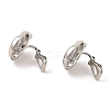 Alloy Clip-on Earring Findings FIND-L015-010P-2