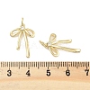 Rack Plating Brass Clear Cubic Zirconia Pendants KK-M293-16G-3