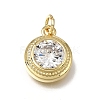 Brass Glass Pendants KK-C262-26G-1
