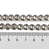 Transparent Electroplate Glass Beads Strands EGLA-N002-34C-C14-4