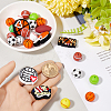 Sports Silicone Beads SIL-SC0002-40-3
