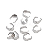 304 Stainless Steel Snap On Bails STAS-C135-01B-P-1