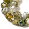 Dyed & Heated Natural Fire Crackle Agate Beads Strands G-P539-B01-22-4