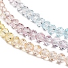 Transparent Painted Glass Beads Strands DGLA-A034-T3mm-A15-4