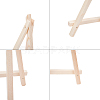 Folding Wooden Easel DIY-WH0143-70-4