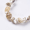 Natural Sea Shell Beads Strands X-BSHE-K012-07-3