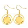 304 Stainless Steel Earring Cabochon Settings STAS-D267-01A-G-1