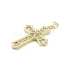 Real 18K Gold Plated Brass with Glass Pendants KK-A209-05C-G-2