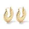 Brass Hoop Earrings EJEW-H301-01G-05-1