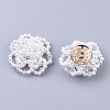 ABS Plastic Imitation Pearl Cabochons X-FIND-S319-26-2