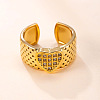 304 Stainless Steel Cuff Open Rings WG9BC70-01-3