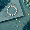 1240Pcs 10 Style CCB Plastic Beads CCB-CA0001-07-4