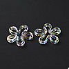 Plated UV Acrylic Beads TACR-S161-04-3