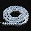 Electroplate Glass Beads Strands EGLA-A034-J6mm-L07-2