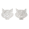 Brass Filigree Animal Pendants KK-G468-37P-1