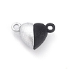 Alloy Magnetic Clasps with Loops PALLOY-P223-B01-04-1