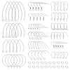 304 Stainless Steel & 316 Surgical Stainless Steel Earring Hooks & Earring Hooks & Jump Rings STAS-UN0002-89P-1