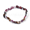 Natural Mixed Gemstone Bead Stretch Bracelets BJEW-K213-M04-3