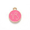 Alloy Enamel Pendants X-ENAM-S124-01B-03E-2