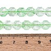Transparent Crackle Glass Beads Strands GLAA-Q108-03A-07-4