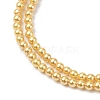 Electroplated Shell Pearl Beads Strands BSHE-G041-2mm-01-3