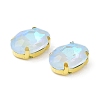 Mocha(MK) Oval Sew on Rhinestone RGLA-F080-01B-04-3