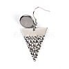 304 Stainless Steel Earring Hooks STAS-WH0027-20C-2