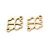 201 Stainless Steel Connector Charm STAS-I199-C01-G-3