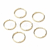 Brass Linking Rings KK-F831-018D-G-RS-1