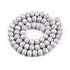 Electroplate Glass Beads Strands EGLA-A044-P8mm-A19-3