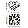 2Pcs 2 Styles PET Hollow Out Drawing Painting Stencils DIY-WH0411-050-3