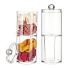 Plastic Cosmetic Cotton Storage Container CON-WH0086-25-1