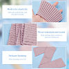 95% Cotton & 5% Spandex Fiber Ribbing Fabric for Cuffs OCOR-WH0082-148D-4