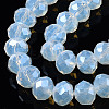 Electroplate Glass Beads Strands EGLA-A044-J1mm-A06-2