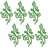 Flower Computerized Embroidery Cloth Iron on/Sew on Patches PATC-WH20017-13A-1