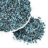 Opaque Picasso Cylinder Glass Beads SEED-Q039-06A-17-1