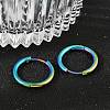 202 Stainless Steel Huggie Hoop Earrings EJEW-F111A-18mm-RC-3