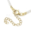 Bowknot Seed Beads Beaded Necklaces NJEW-TA00153-5