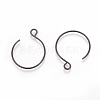304 Stainless Steel Earring Hooks Ion Plating(IP) STAS-L216-02A-B-1