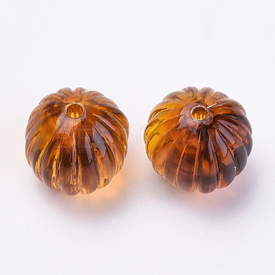 Acrylic Corrugated Beads X-OACR-S016-28-1